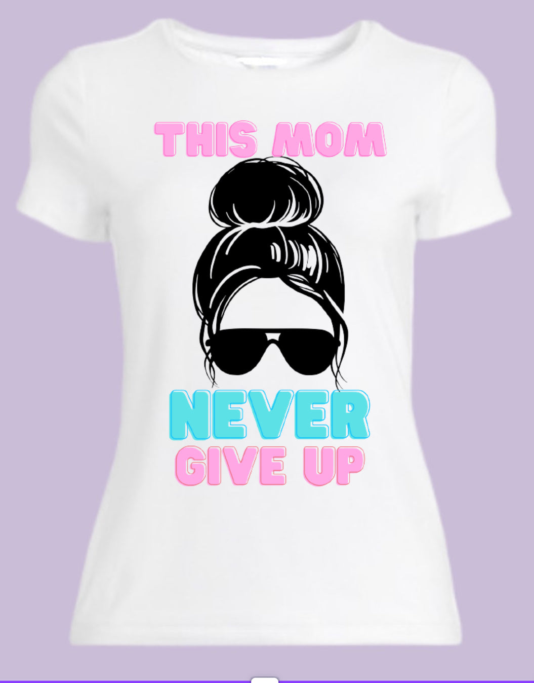 This mom never give up