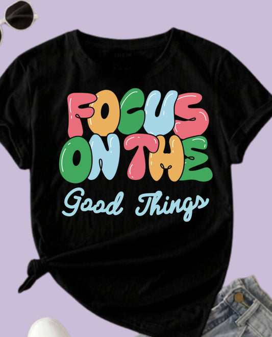 Black Focus on the Good things