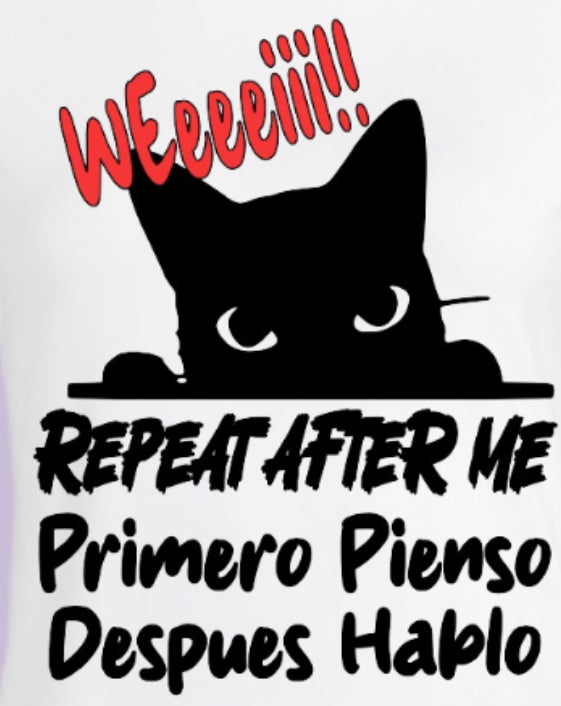 Weeeiiiii!!!!! Repeat after me primero pienso segundo hablo