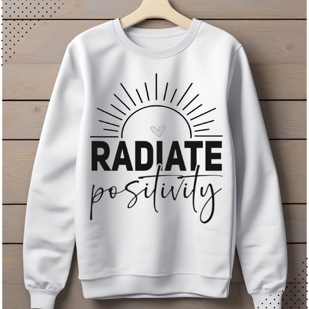 Radiate Positivity Crewneck Sweater