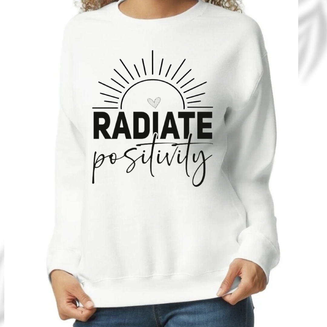 Radiate Positivity Crewneck Sweater